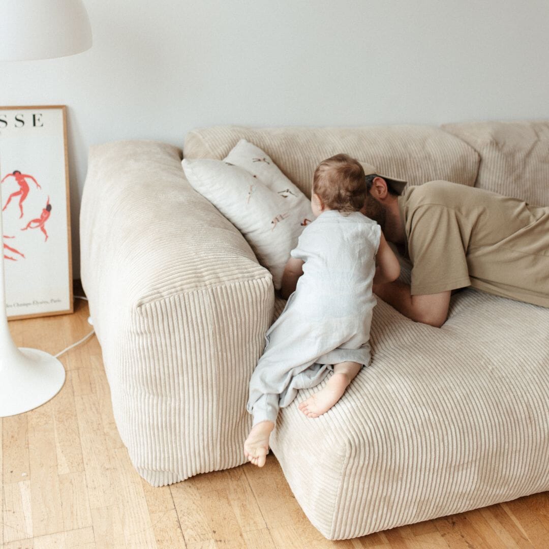 Sacco nanna in lino con piedi 0.5 TOG | Essential Grigio