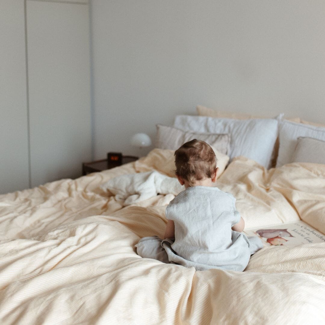 Sacco nanna in lino con piedi 0.5 TOG | Essential Grigio