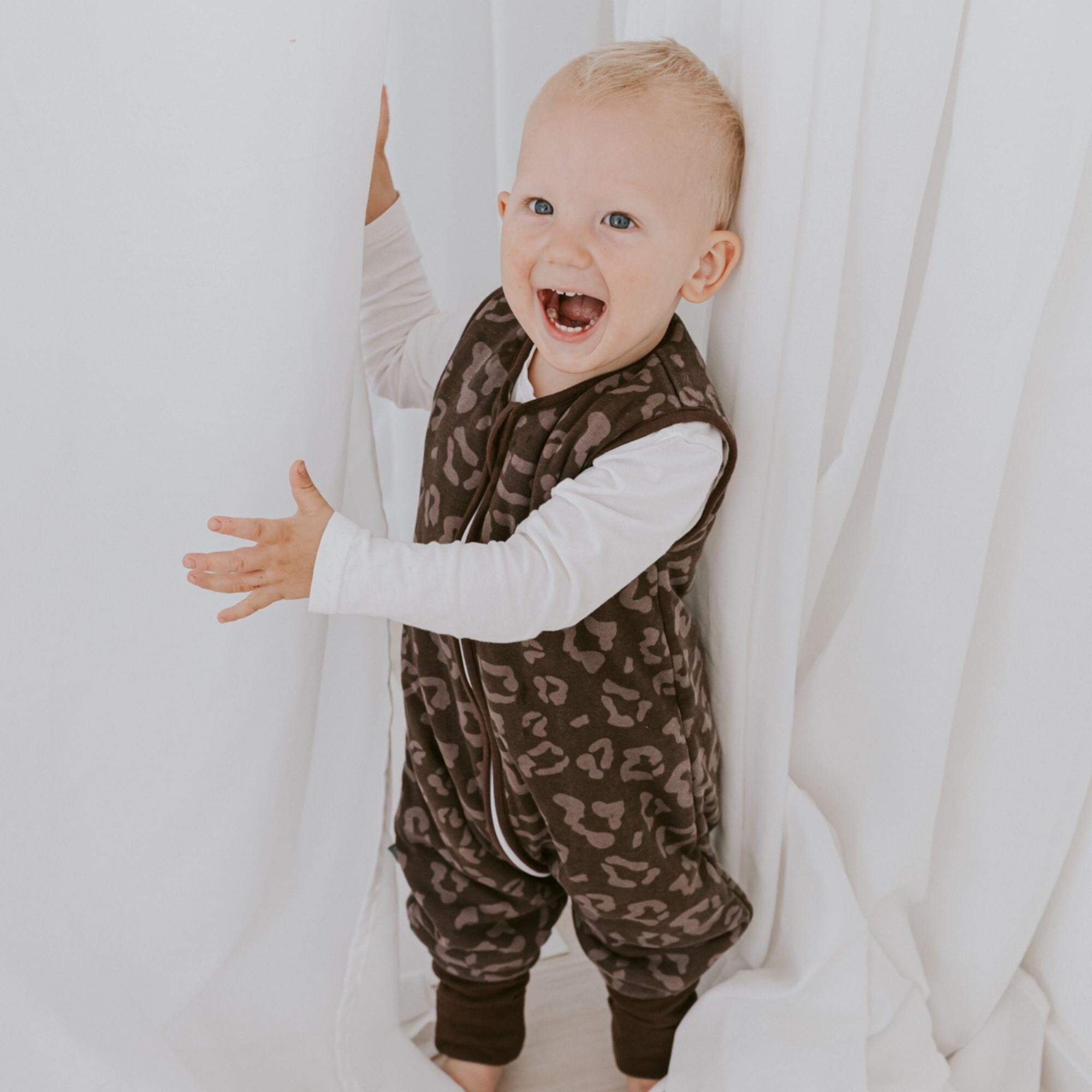 Sacco nanna con piedi 2.5 TOG | Leopardo Cioccolato