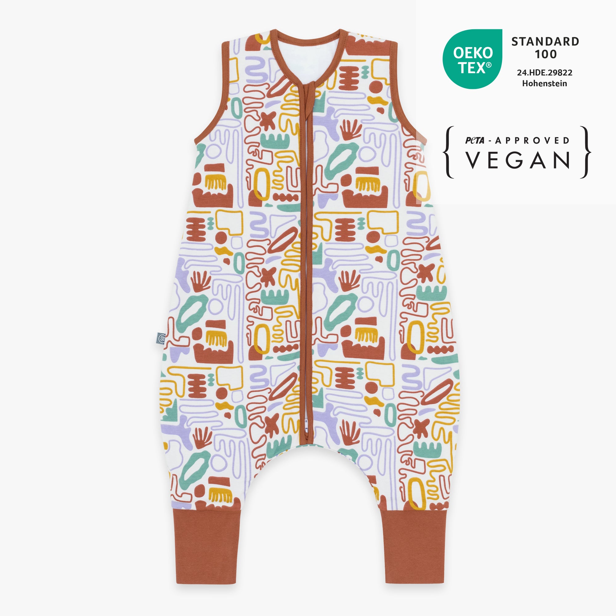 Sacco nanna con piedi 1.0 TOG | Forme Colorate