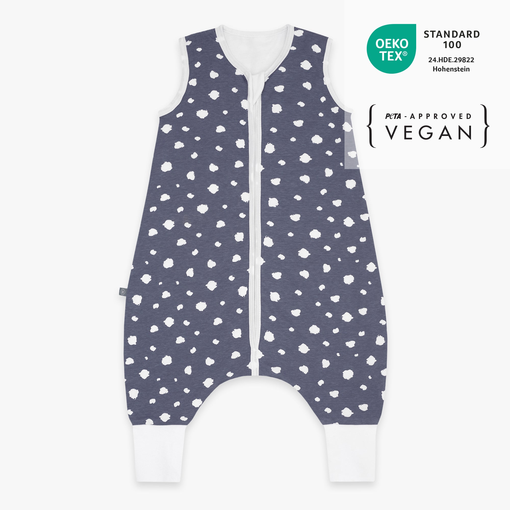 Sacco nanna con piedi 1.0 TOG | Pois Blu