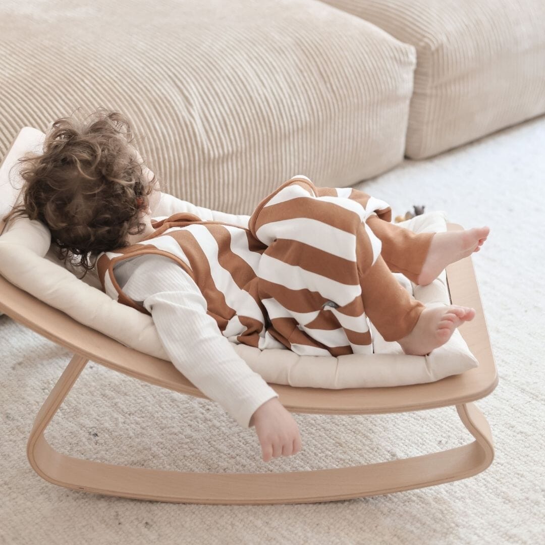 Sacco nanna con piedi 1.0 TOG | Strisce Toffee