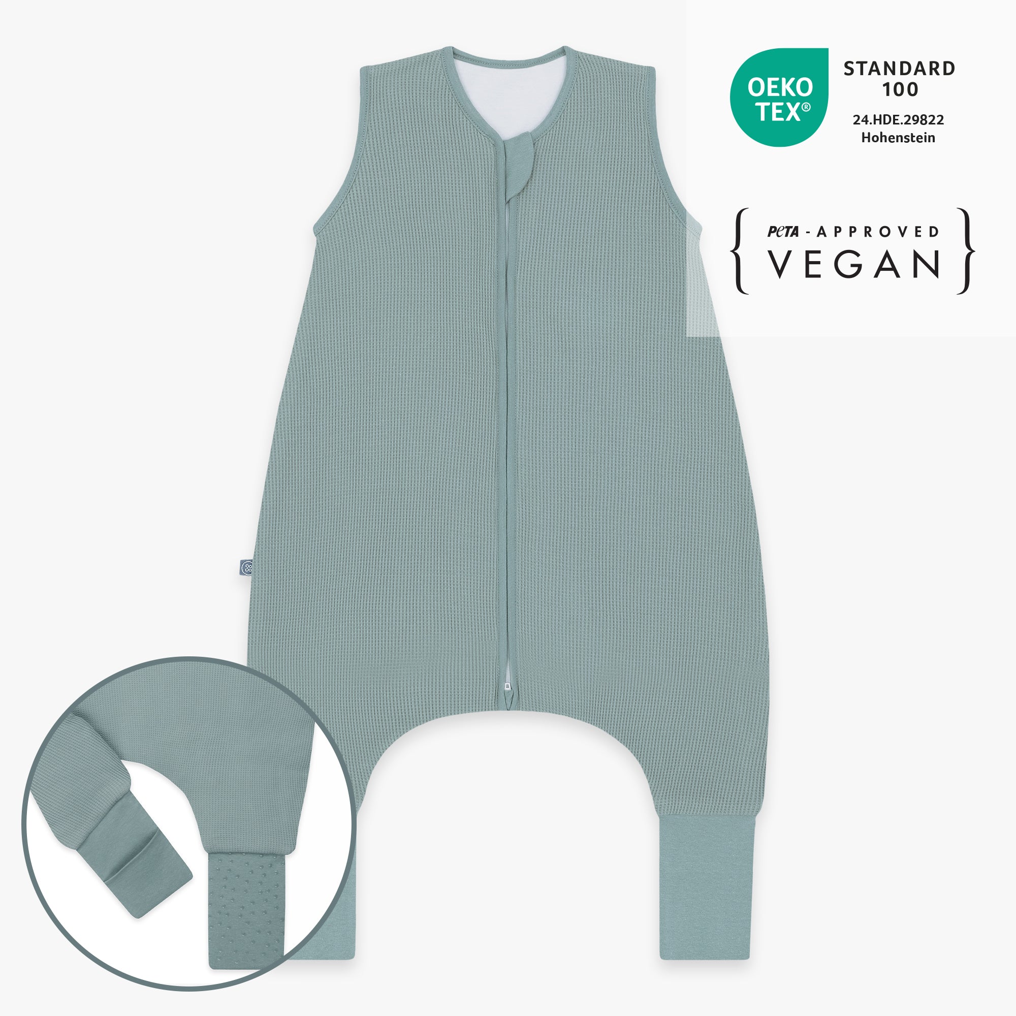 Sacco nanna con piede pieghevole 2.5 TOG | Essential Menta
