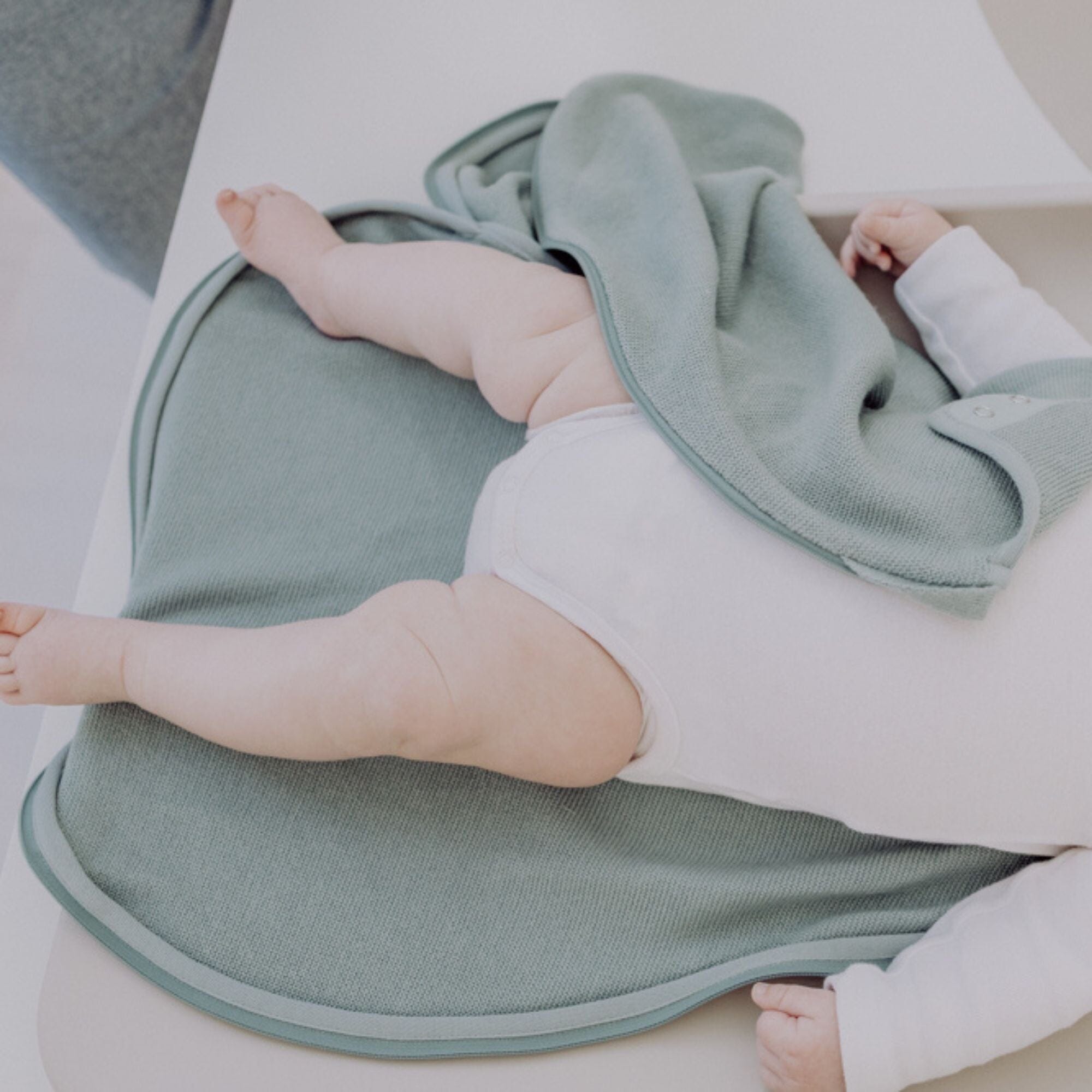 Sacco nanna in lana-seta 0.5 TOG | Essential Menta