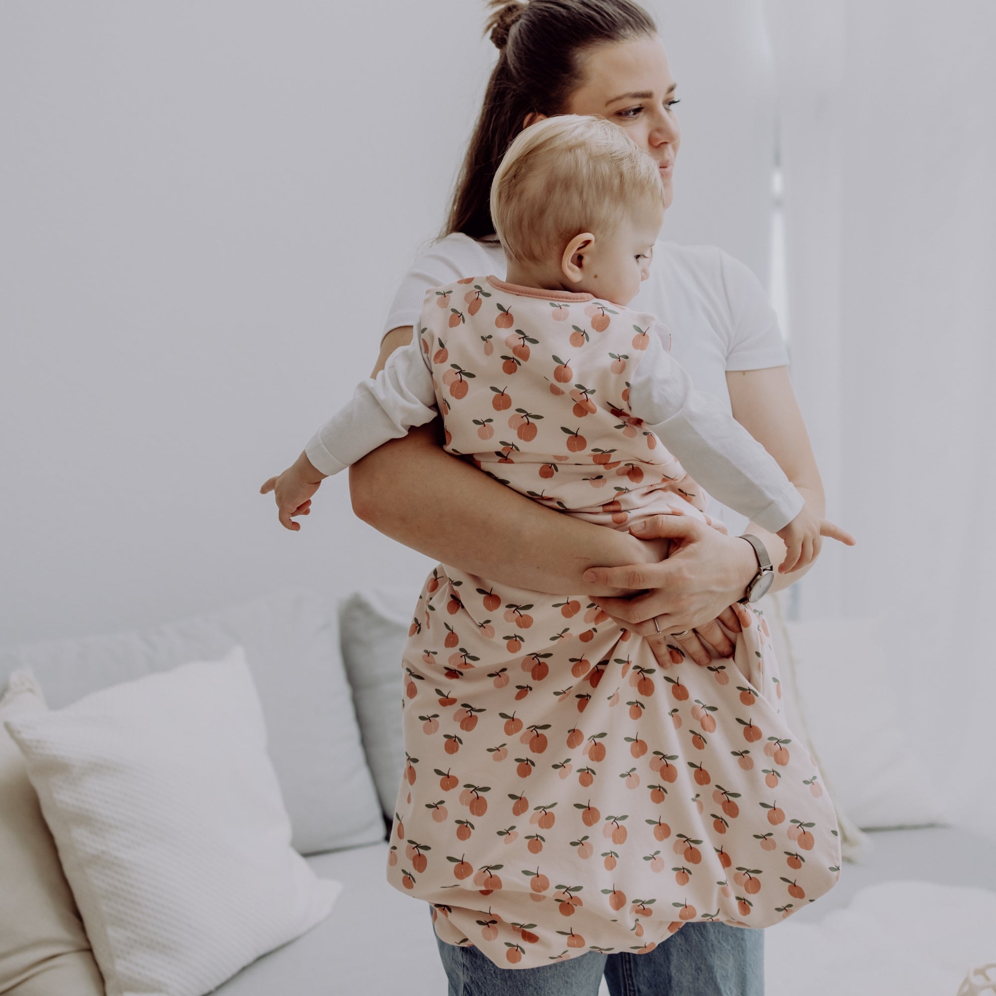 Sacco Nanna Neonato 0,5 Tog | Cotone Organico, Cerniera, Per 22-27°C, 0-6 Mesi - Foto 7