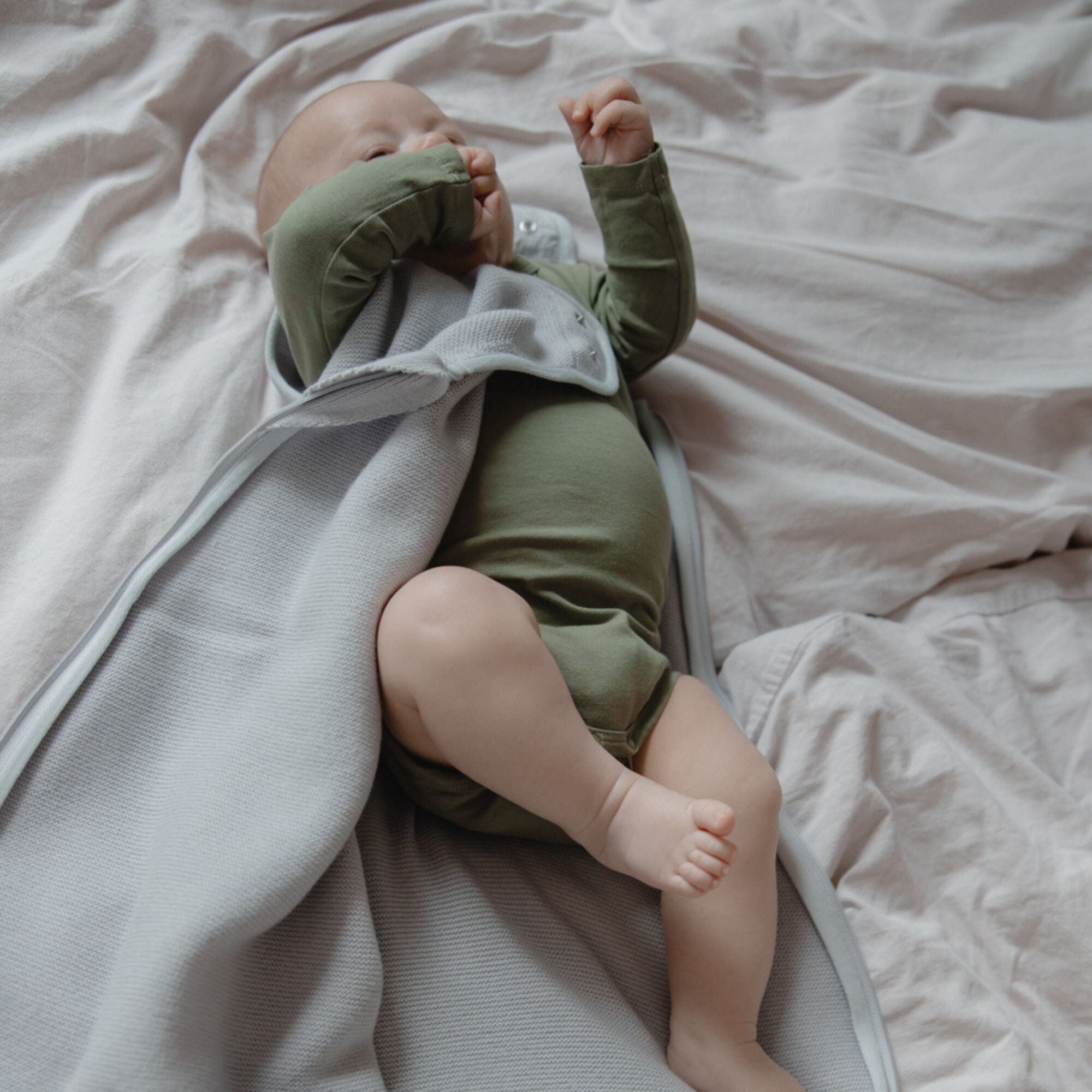 Sacco nanna in lana merino 1.0 TOG | Essential Grigio