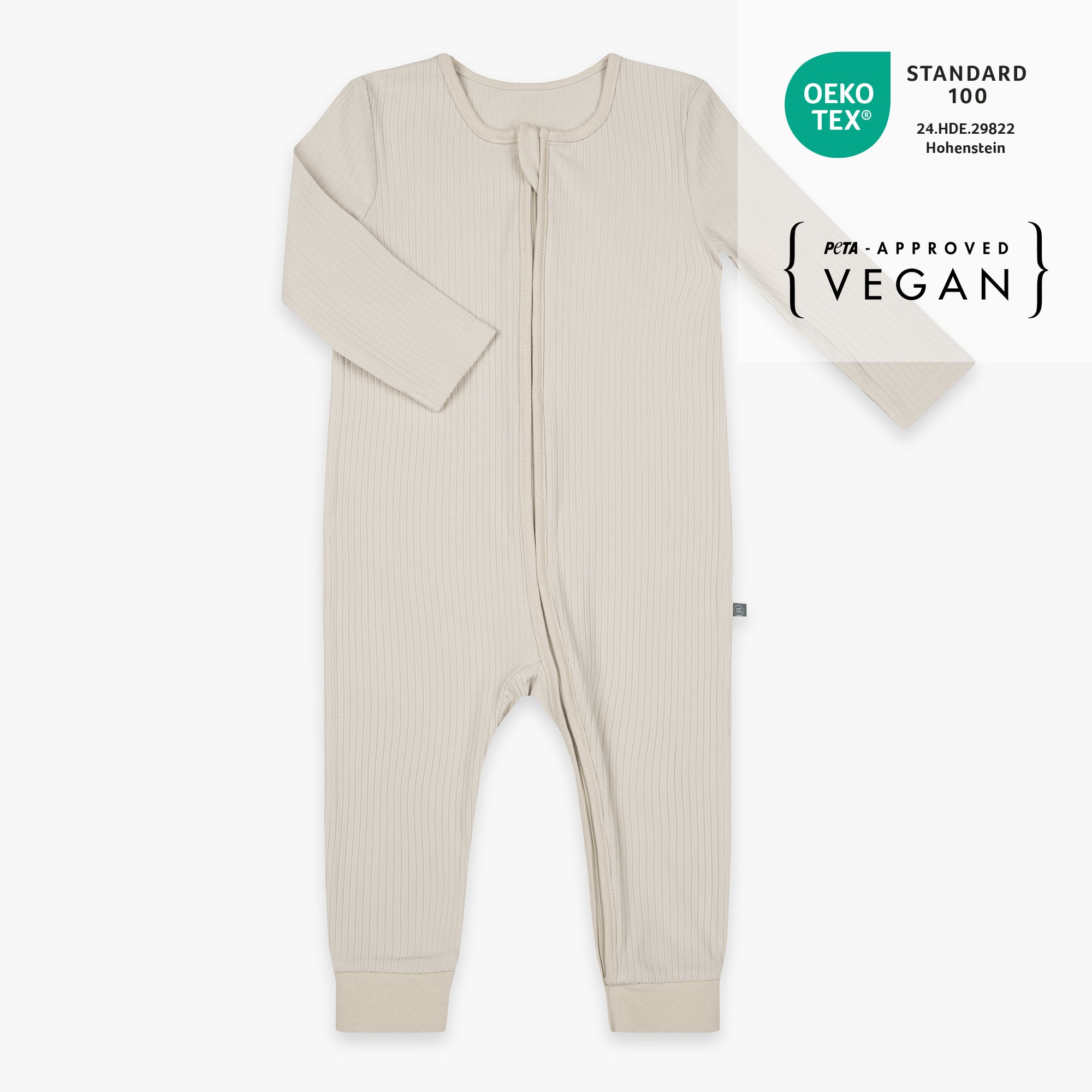 Pigiama con bordi elastici | Essential Beige