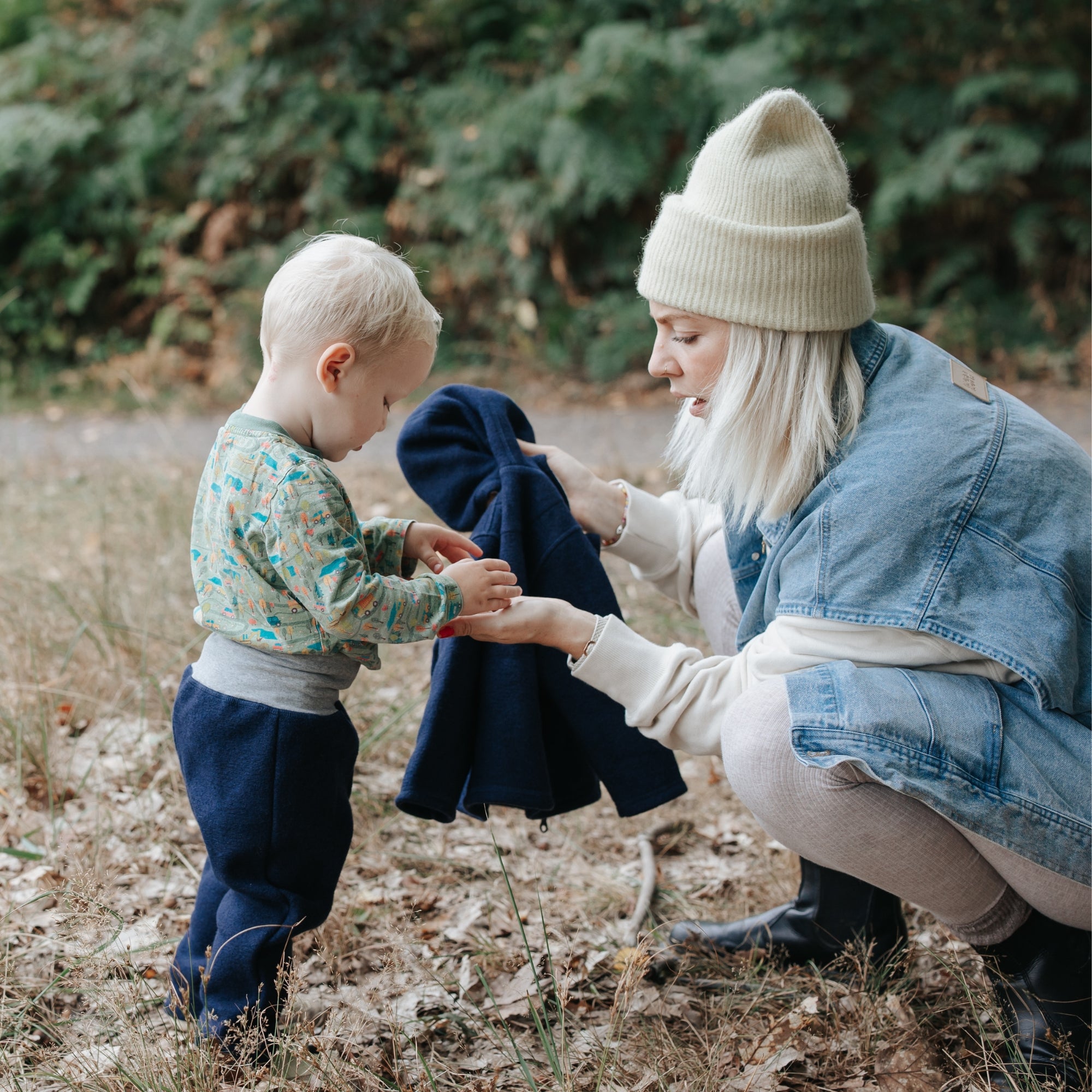 Pantaloni in lana | Essential Blu