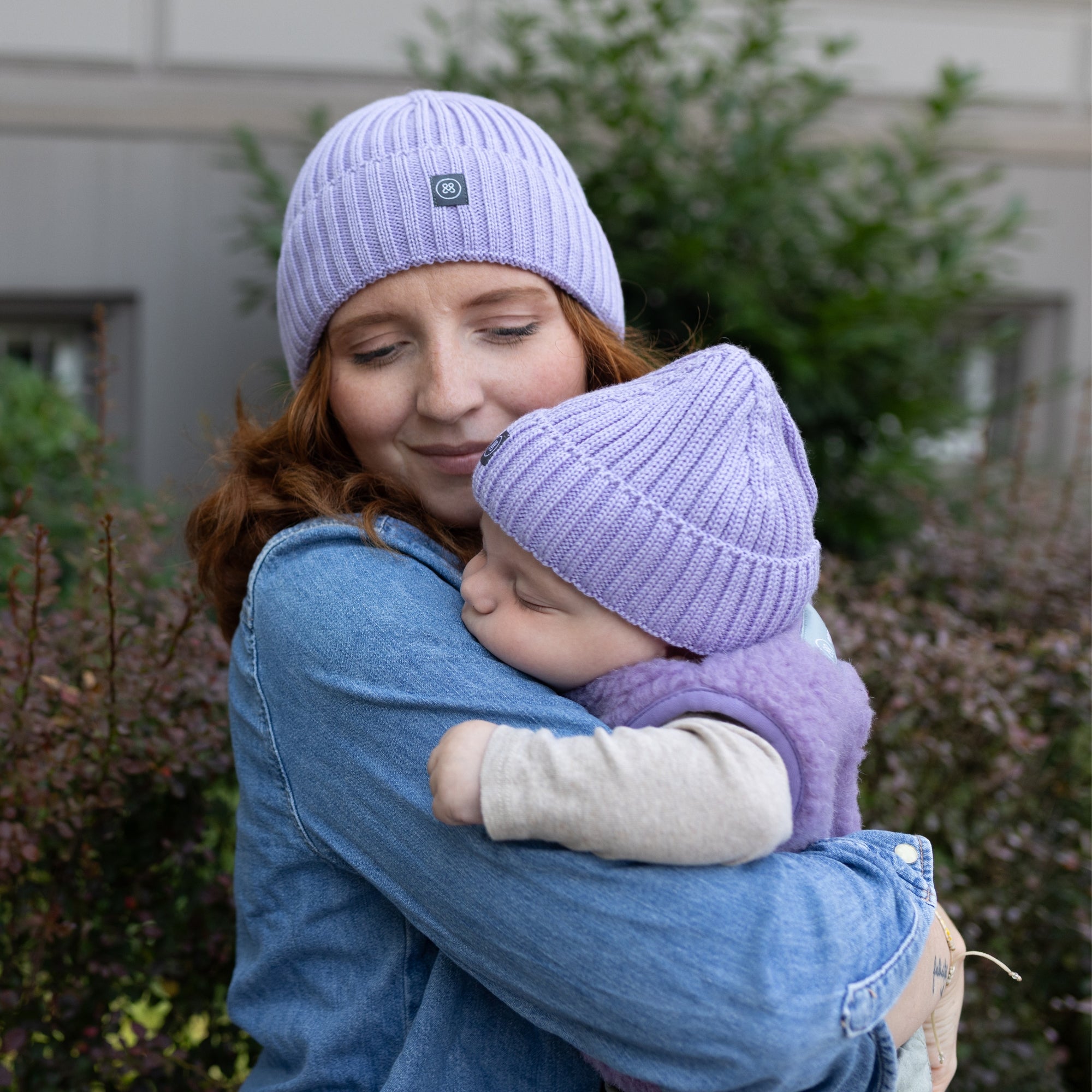 Berretto in lana merino bambino | Essential Lavanda