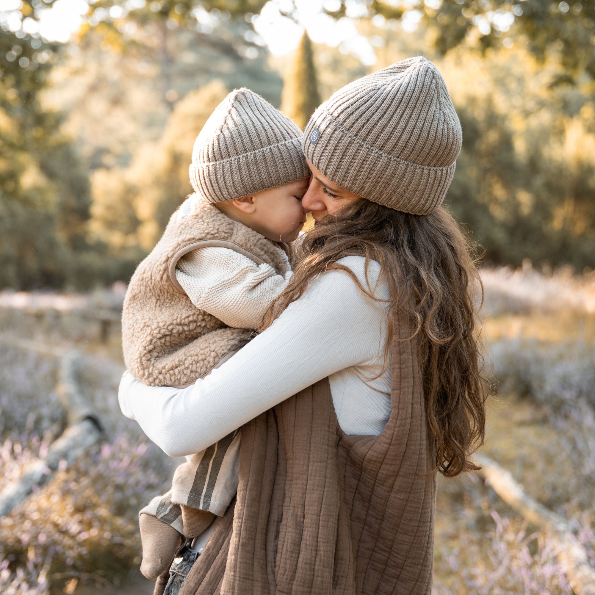 Berretto in lana merino bambino | Essential Beige