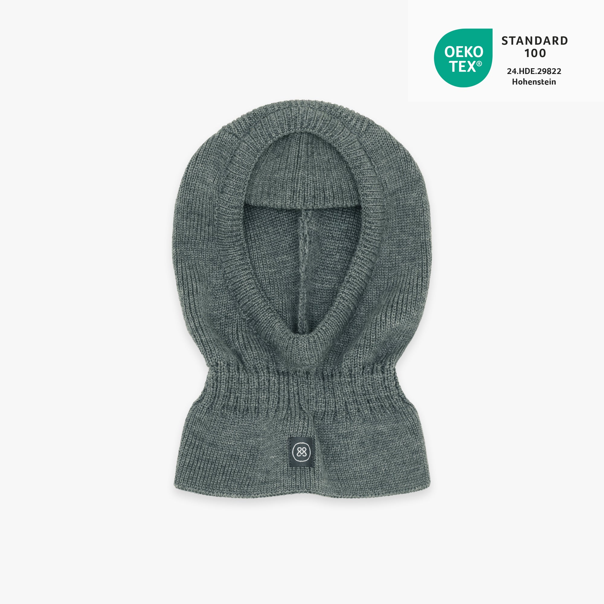 Balaclava in lana merino bambini | Essential Grigio