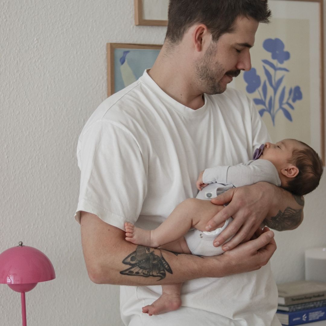 Body incrociato a maniche lunghe lana-merino | Essential Grigio